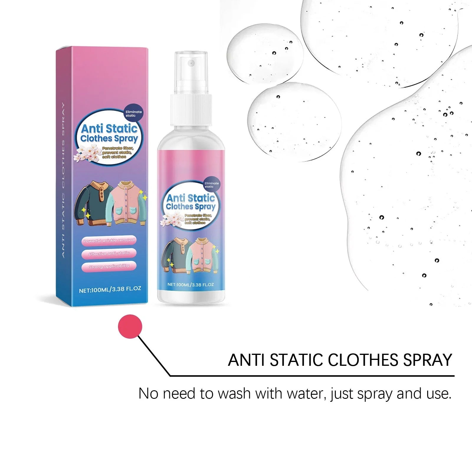 Jakehoe - Anti Statio Clothes Spray