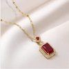 Royal Gemstone Necklace Set